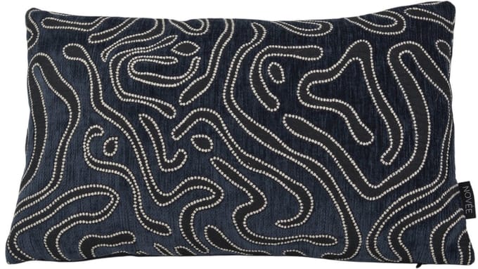 NOVÉE Sierkussen chenille flow | 30 x 50 cm | velvet/polyester