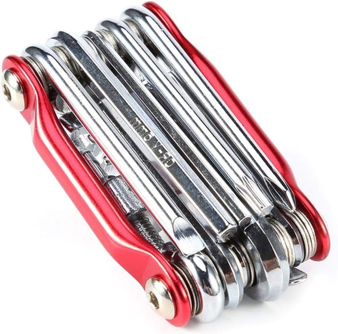 11-in-1 fietsenreparatieset Multi-Functioneel Multitools voor fietsreparatie- multitools volledig functioneel en multifunctioneel