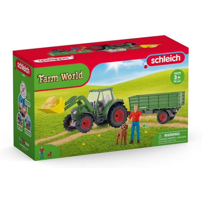 schleich FARM WORLD - Tractor met Aanhanger - 42608