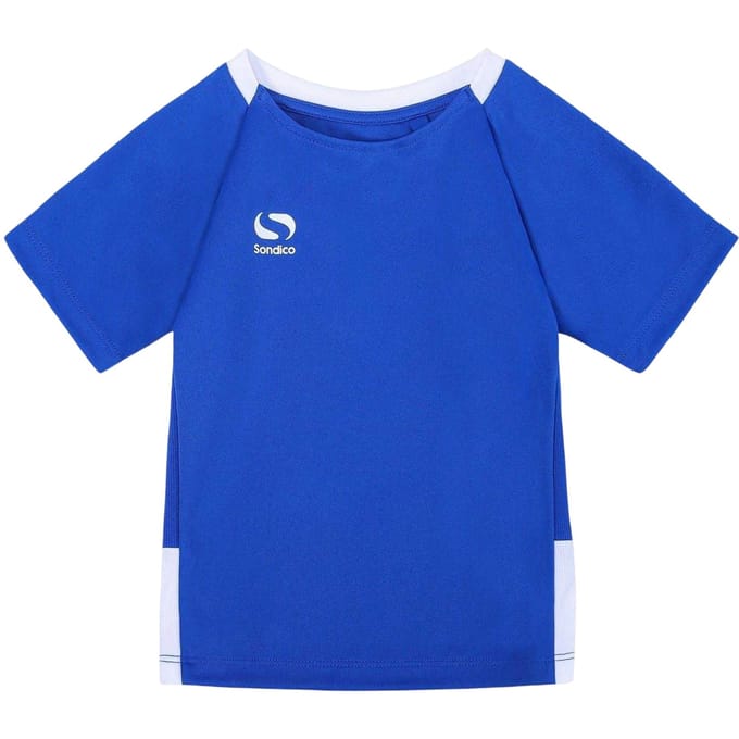 Sondico Kinderen/Kinderen Logo T-shirt (Koningsblauw/Wit)