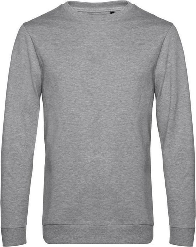 B&C Heren in sweatshirt (Heide Grijs)