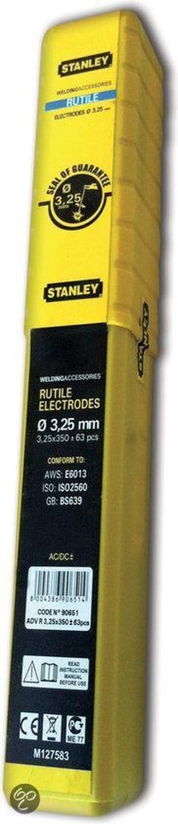 Stanley Laselektroden Rutile 300x2,50 mm 121 stuks