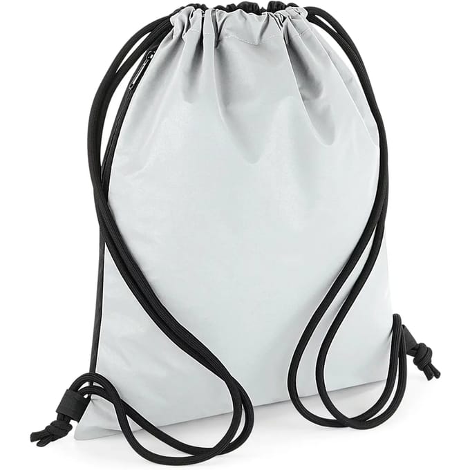 Reflective Gymsac BagBase - 11 Liter Silver