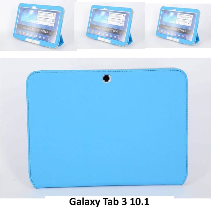 Samsung Galaxy Tab 3 10.1 Smart Tablethoes L Blauw voor bescherming van tablet (P5210)