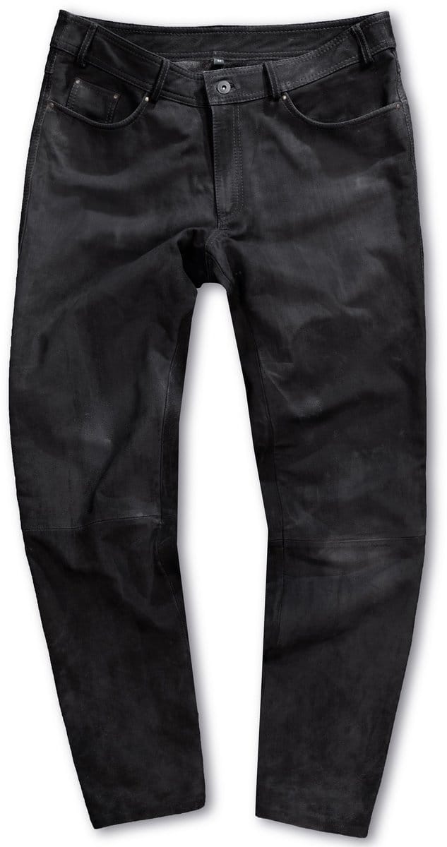 JP 1880 - Heren - leren broek regular fit 5-pocket buffelleer - Bruin - Maat 62