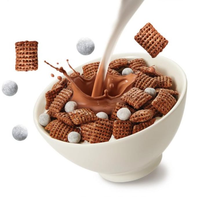 Kellogg's Chex Choco Snow Choco Ball 400g (3 Options) #1PCS gray