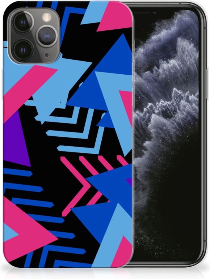 Apple iPhone 11 Pro TPU Hoesje Funky Triangle