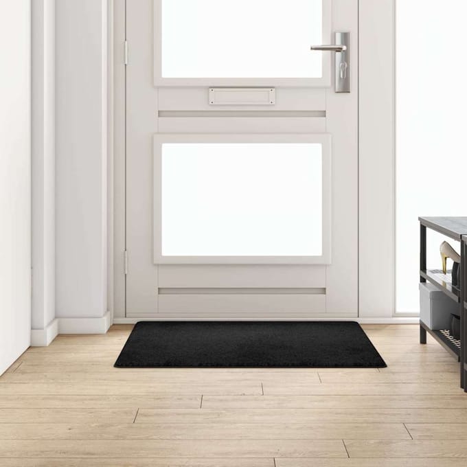 vidaXL - Tapijt - Loper - Zwart - 100 - x - 100 - cm - 100% - Polypropyleen - Tuft