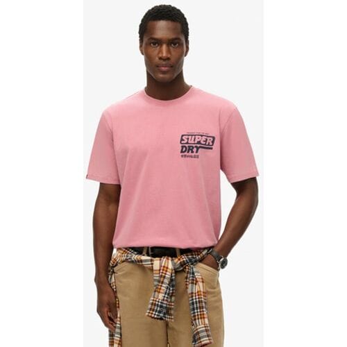 Superdry - Trade Tools losvallend T-shirt - Heren - T-shirts