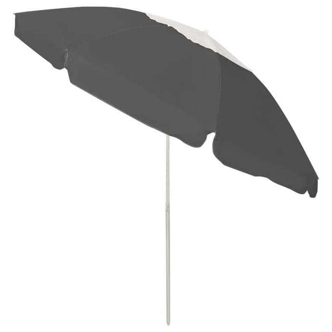 Maison Exclusive - Parasol de plage anthracite 240 cm
