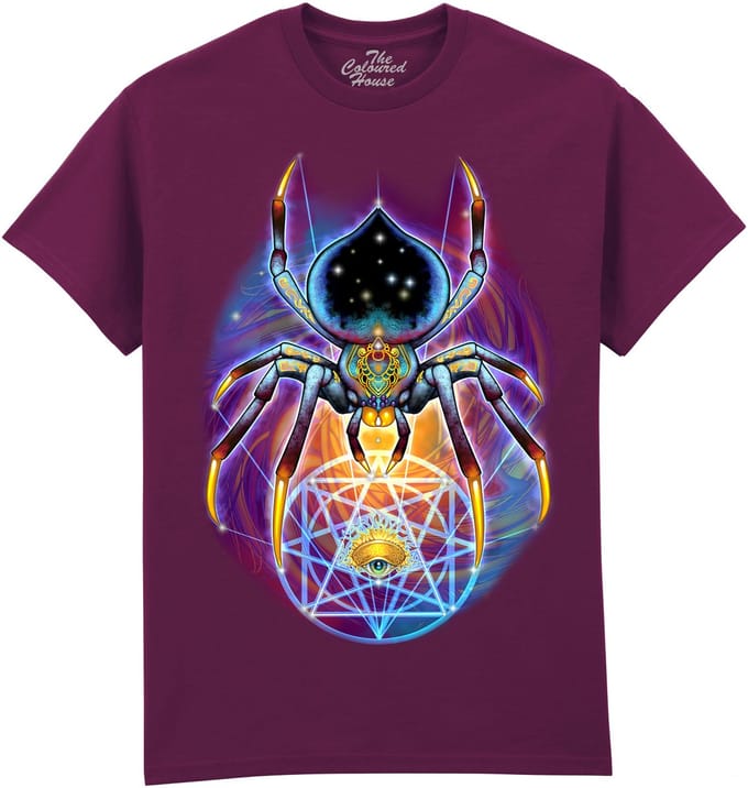 Spin Spider - Weave Your Reality The Coloured House T-shirt M