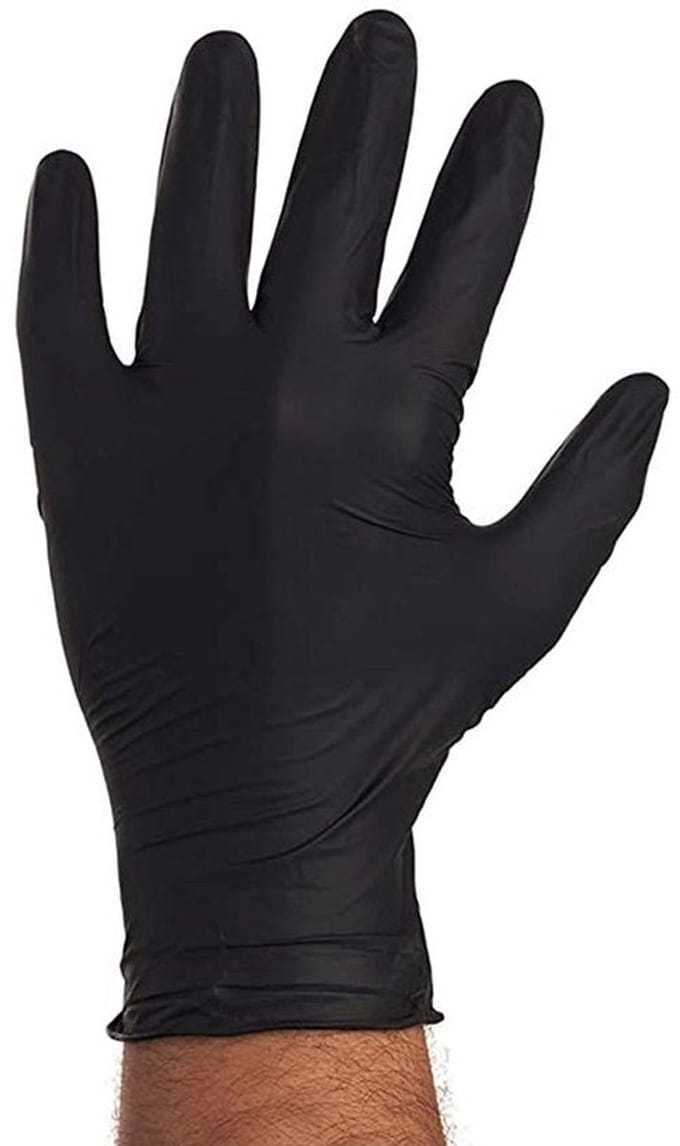 Gerko Black Nitril Gloves Maat L