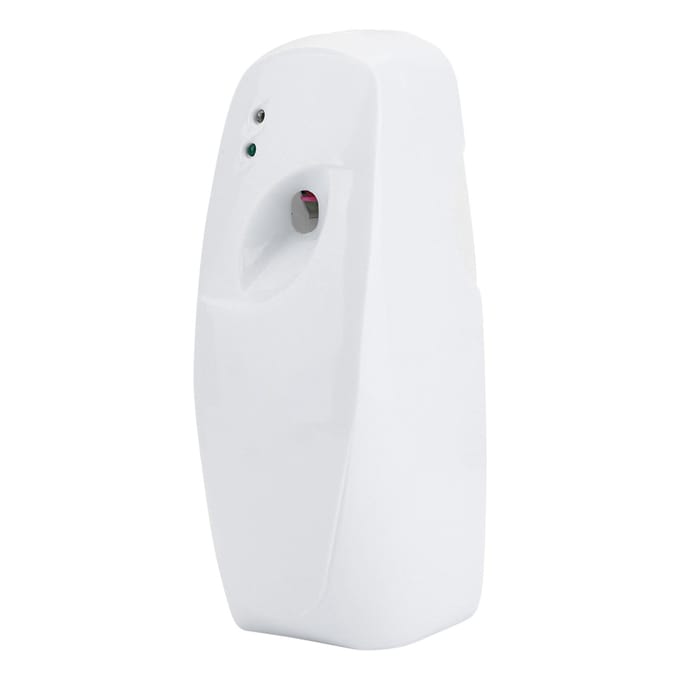 Thuis Binnen Wandmontage Automatische Verstelbare Luchtverfrisser Geur Aerosol Spray Dispenser wit