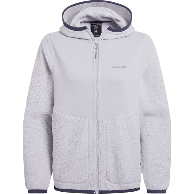 Craghoppers Dames/Dames Telesto Fleece Jas met Capuchon (Maangrijs)