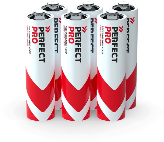 Perfectpro AA-cel - NiMH 2500 mAh - 6 stuks AA - PP-AA6