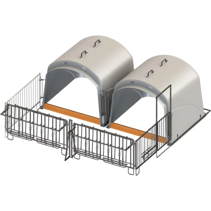 Verzinkt versterkingsframe Kerbl CalfHouse Premium