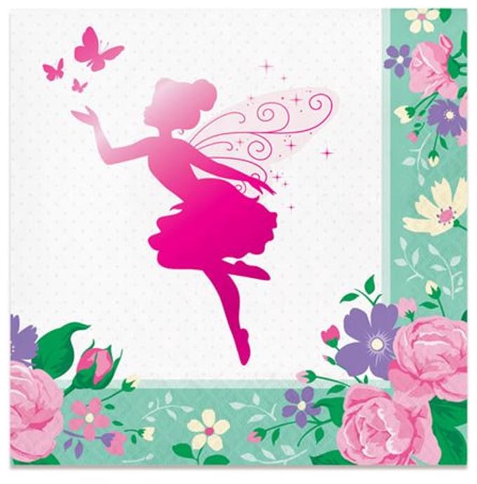 Servetten - Floral Fairy - (16 stuks)