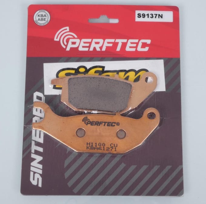 Plaquette de frein Perftec pour Scooter MBK 125 Mw Tryptik 3 Roues 2014 à 2016 AR Neuf