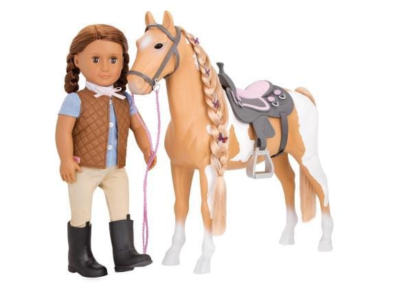 Our Generation Palamino beige/wit 51cm Poppen toebehoren