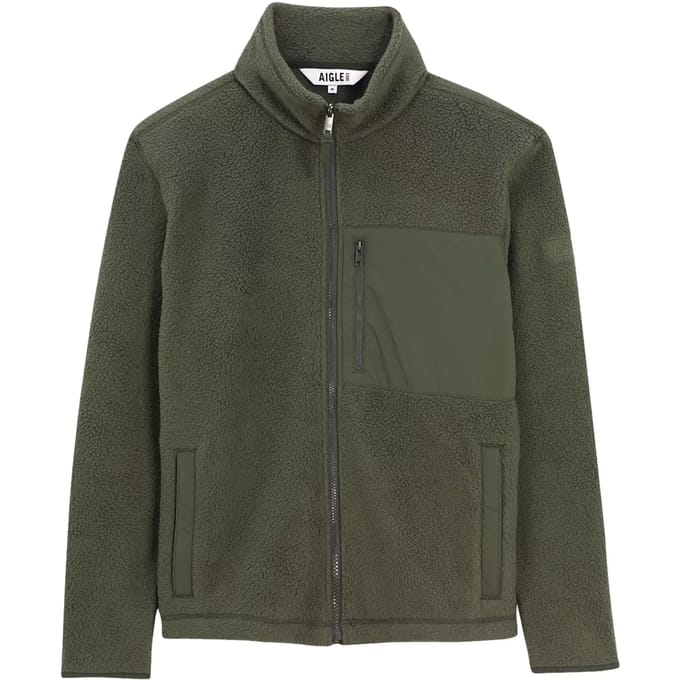 Lichte sherpa fleece met borstzak Aigle T-Kit
