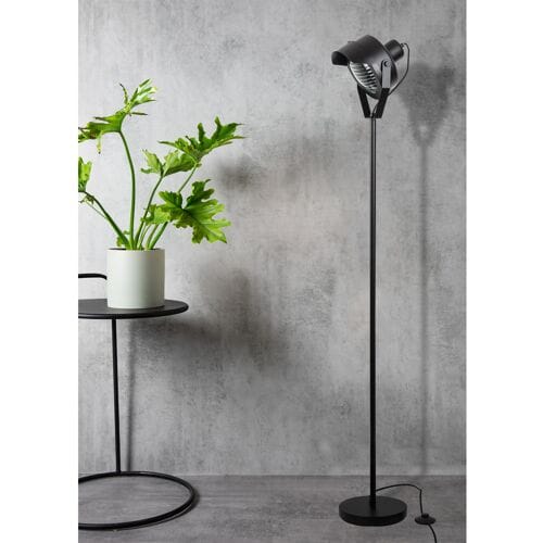 KS Verlichting Moderne Leeslamp Stage staande vloerlamp zwart