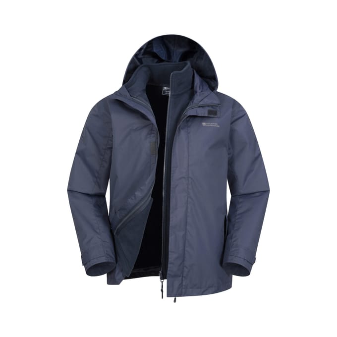 Mountain Warehouse Heren Fell II 3 in 1 jas (Marine)