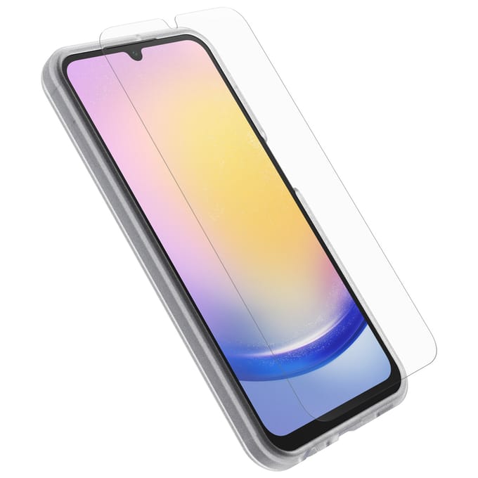 OtterBox React Backcover + Glass Screenprotector geschikt voor Samsung Galaxy A25 (5G) - Clear