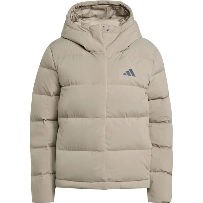 adidas Sportswear Helionic CLIMAWARM Donsjack met Capuchon - Dames - Groen