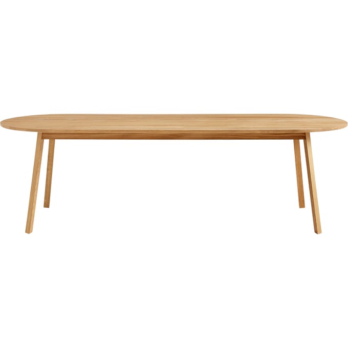 HAY - Triangle Leg Tafel rechthoekig - eiken geolied - 250 x 85 cm - bruin