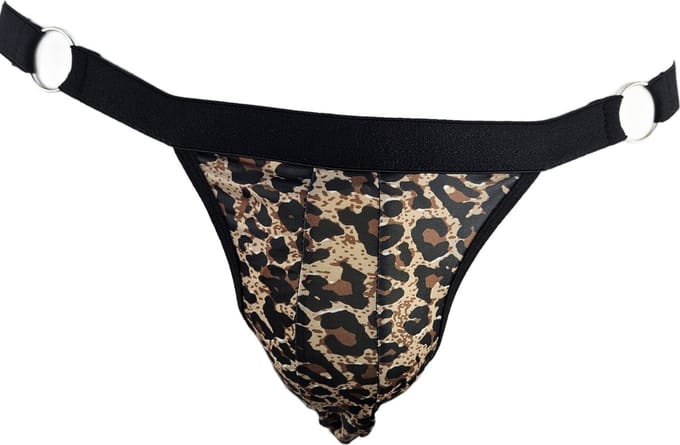BamBella ® - ondergoed - maat Onesize S M L - Panter String heren onderbroek mannen