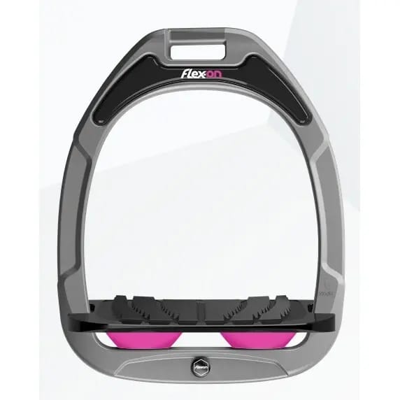 Verstelbare Grip Aluminium/Zwart/Roze Flex-On Green Composite