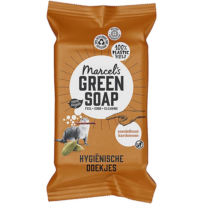 Marcel's Green Soap Hygiënische Schoonmaakdoekjes Sandelhout & Kard...