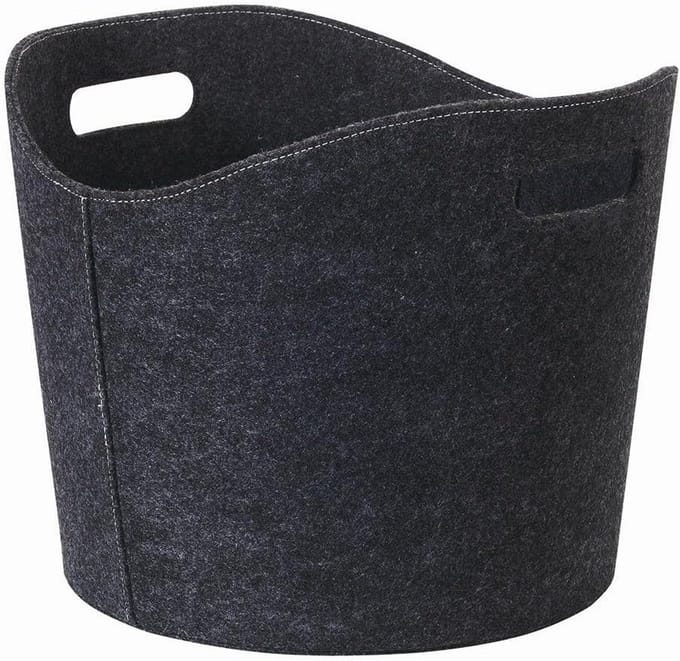 Vilten Brandhouttas 31 cm - Grijs
