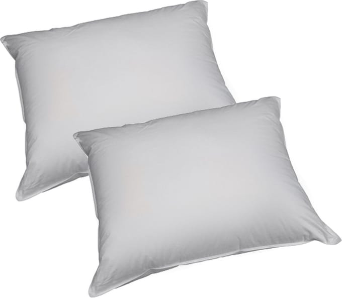 Actie-Kussen | 2-Pack | Bamboe Hoofdkussen | 800 Gram | Anti-Bacterieel | Ademend | Koel in de zomer | 60x70 cm | Wit
