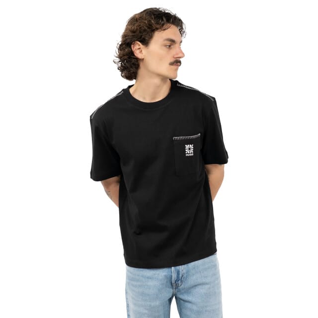 regular fit T-shirt van puur katoen model 'DARRO'