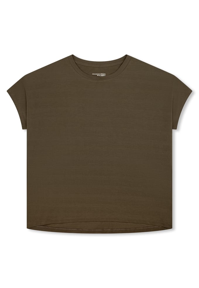 Shirt met korte mouwen, olijf - Mix+ Relax 46