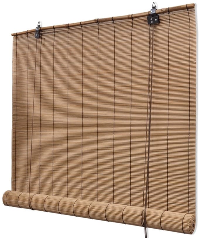 Rolgordijn 100x160 cm bamboe bruin