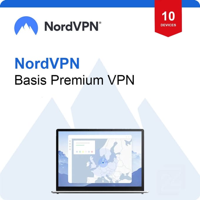 NordVPN Basis Premium VPN 10 Apparaten 2 Jaar