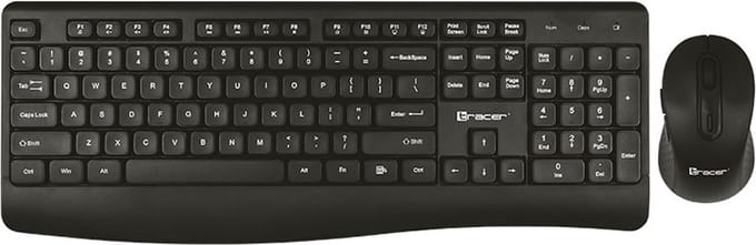 Tracer BARTIX II RF NANO - keyboard and mouse set full size - black Input Device - Keyboard and mouse set - Zwart