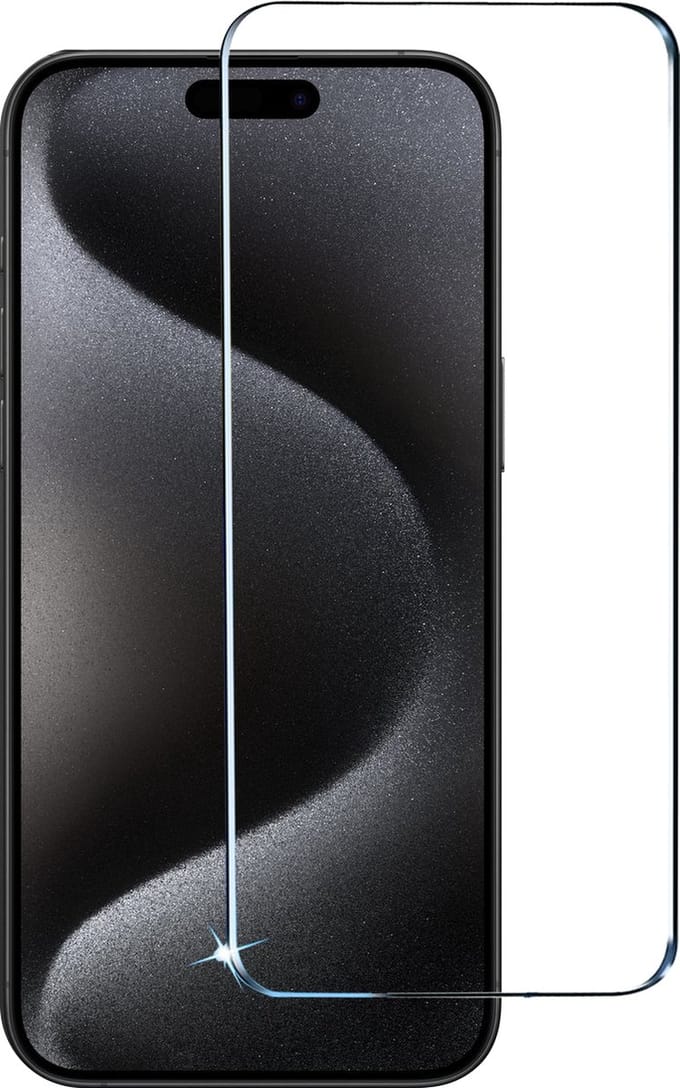 BixB screenprotector geschikt voor iPhone 16 Pro Max - gehard glas Tempered Glass