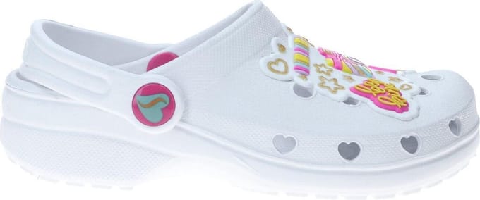 Skechers Heart Charmer Photobomb Slipper Vrouwen Wit