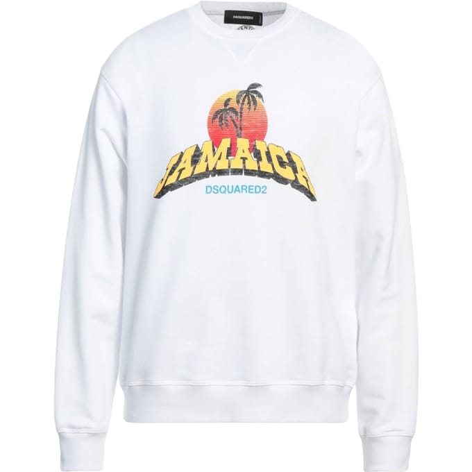 Dsquared2 Jamaica Design wit sweatshirt