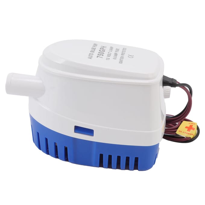 Pompe de Cale Automatique Résistance aux Chocs Mini Pompe Submersible Multifonctionnelle DC avec Interrupteur à Flotteur Type 2