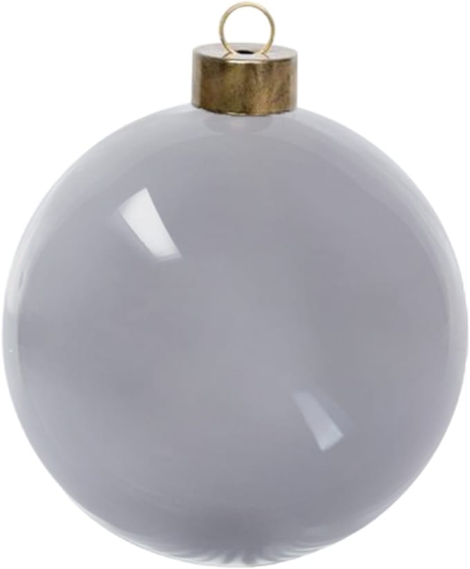 Leeff - Kerstbal 'Cis' (M) - Lichtgrijs