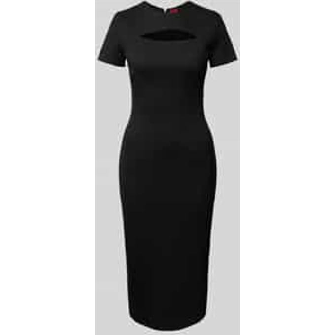 Kokerjurk met cut-out, model 'Kalmine'
