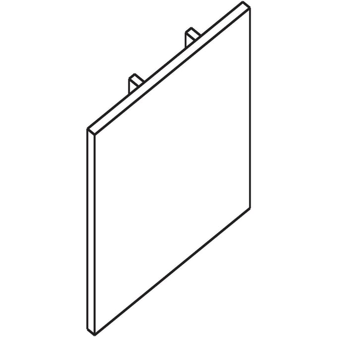 Ivela eindkap voor LKM quadro, wit
