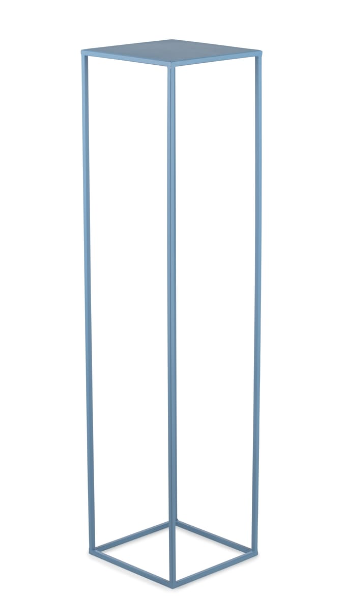 HowHomely - Stalen Plantenstandaard - BLAUW - 100 cm - Minimalistisch Design