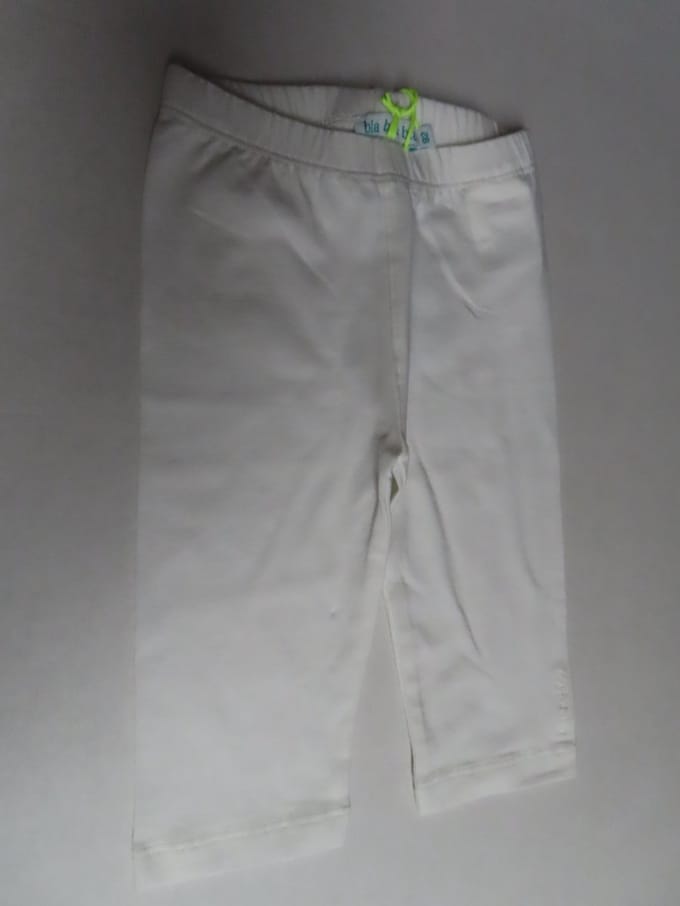 Legging - Meisjes - Ecru - Effen - 3/4 lengte - 2 jaar 92