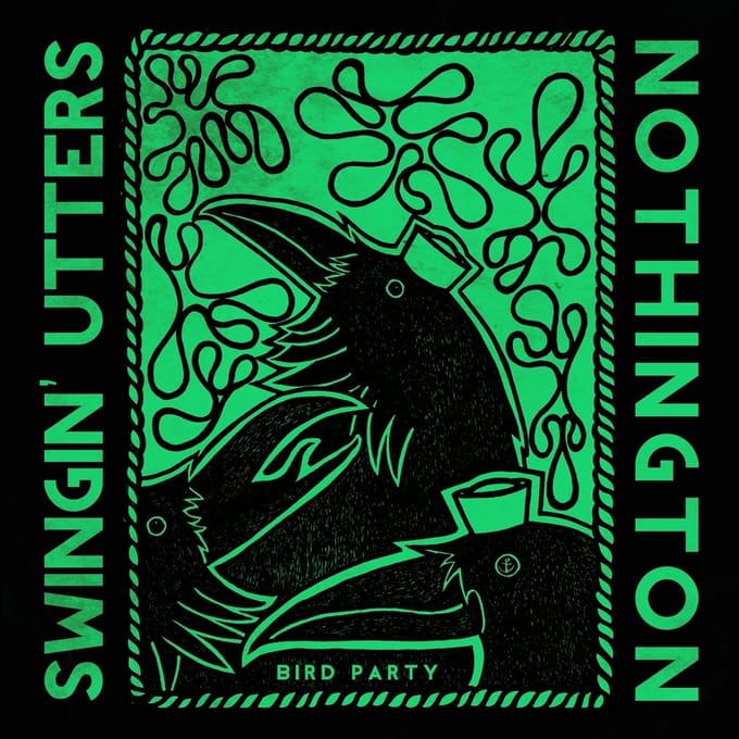 Swingin' Utters & Nothington - Bird Party (7" Single) (Coloured Vinyl)