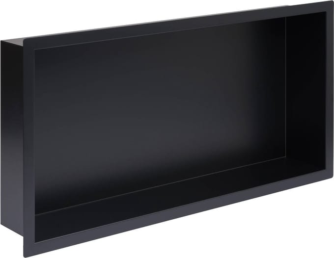 Saqu Shine inbouwnis 60x10x30cm mat zwart